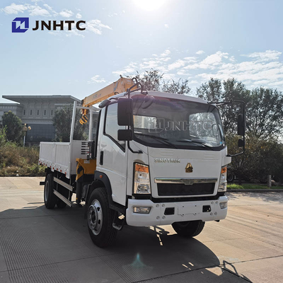3.2t 크레인과 시노트루크 호워 호만 6 바퀴 4x2 측면내림판 화물 트럭