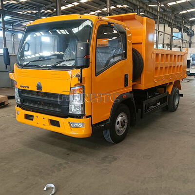 SINOTRUK HOWO 3-5톤 YN4102QBZL 116HP 유로2 우측 운전 경량 덤프 트럭