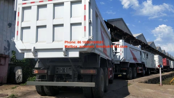 Howo7 Sinotruk 가나 10는 40T 짐을 위한 6x4 덤프 트럭을 Capcity 371hp 선회합니다