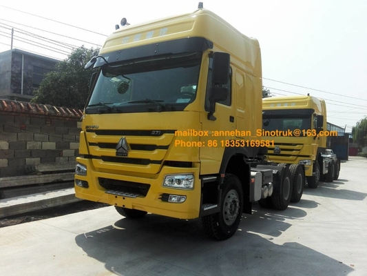 Hw79 오두막 Sinotruk Howo7 트랙터 트럭 3 슬리퍼 6x4 371hp 오른손 드라이브