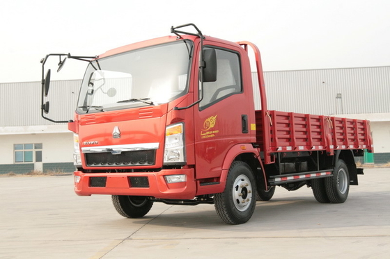 150hp 평상형 트레일러 Sinotruk Howo 4x2 빛 화물 트럭