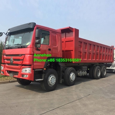 12 바퀴 Euro2 HW76 오두막 Sinotruk Howo 8x4 덤프 트럭